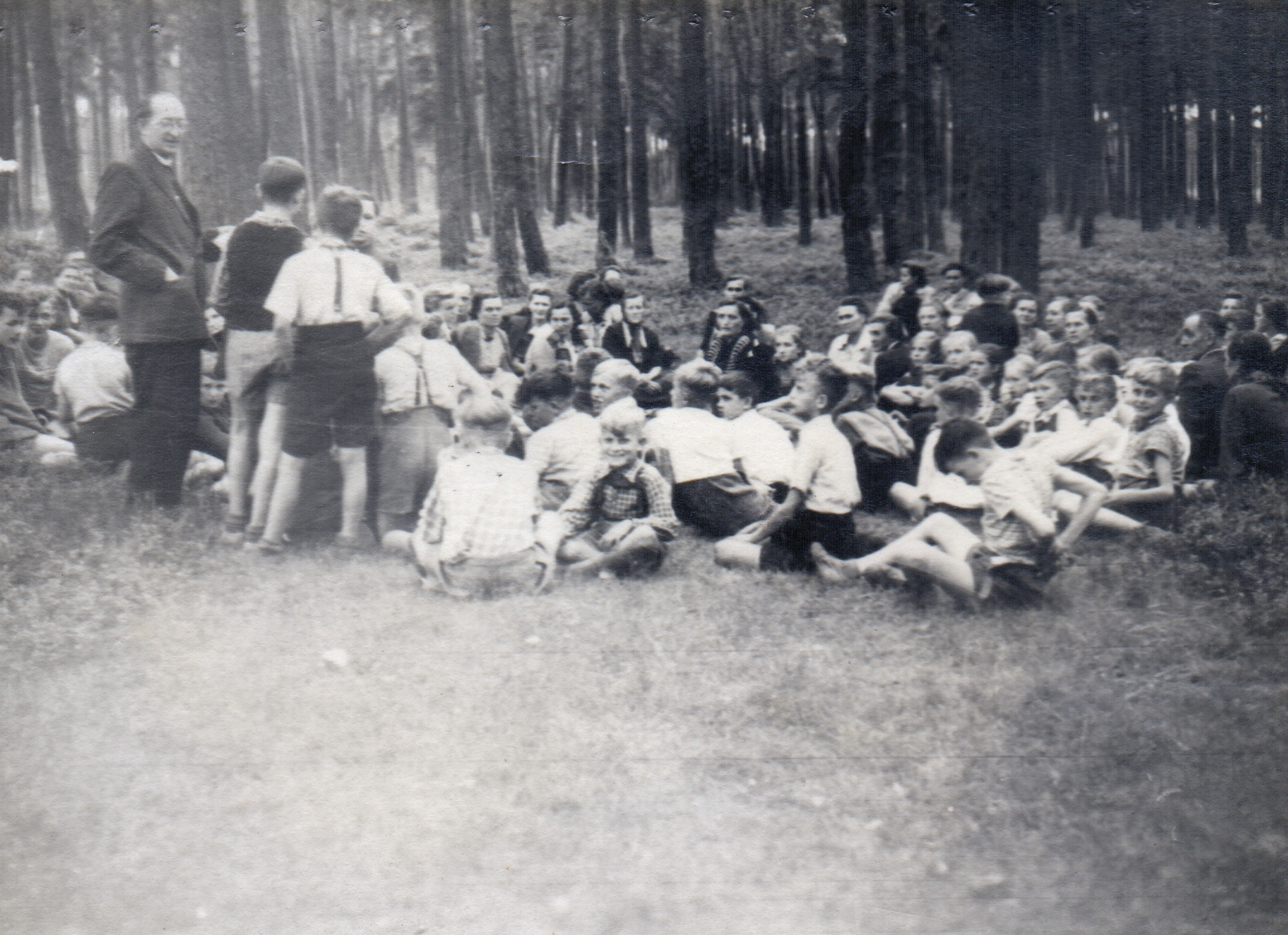 Wizyta rodziców 25 lipca 1954 roku